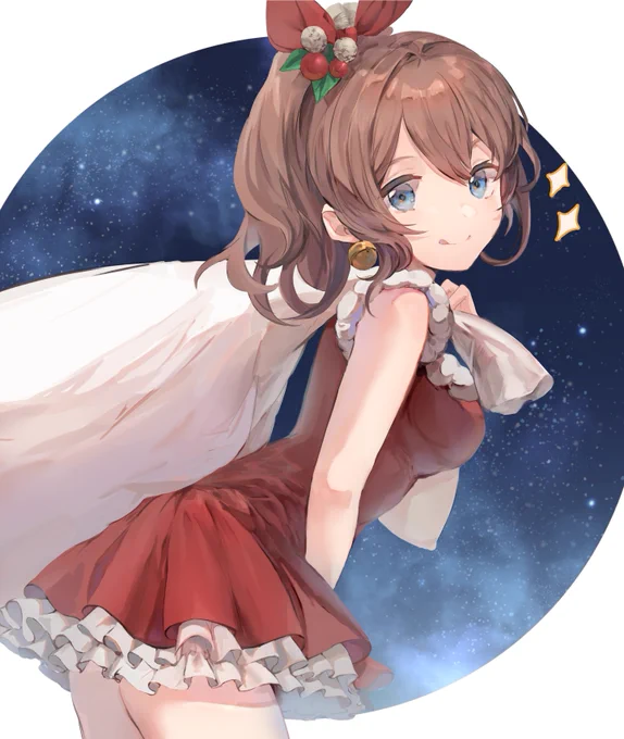 マシュマロより沙綾ちゃん!丁度クリスマスなのでクリスマス仕様にしましためりくり! 