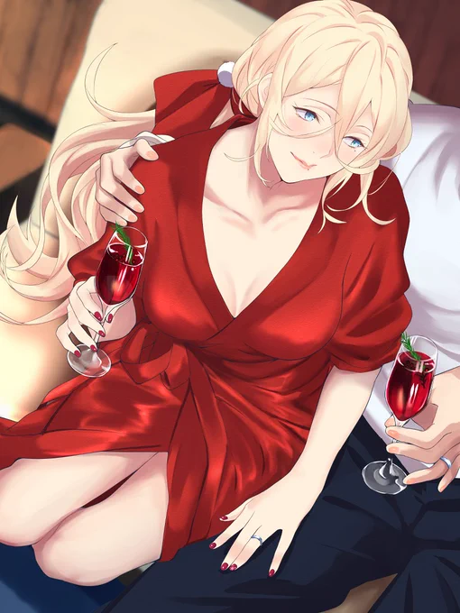 描けるか分からんので去年のクリスマス絵を再掲 