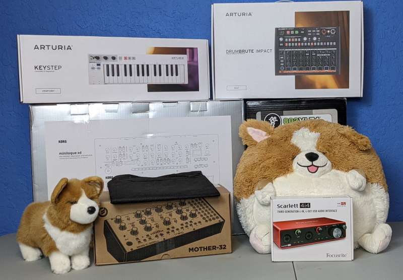 I was going to stream today, but I got a new toy delivered: my Scarlet 4i4!

I got carried away and I am currently rearranging my entire stream setup so I can make room for all of the musical gear I never got around to unpacking...

Happy Holidays if I don't see you this weekend!