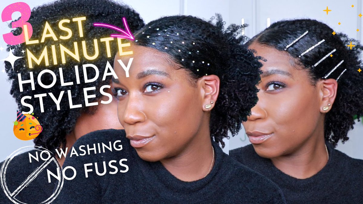 Last Minute Holiday Hair UPGRADES!! 🥳👏🏾 youtube.com/watch?v=fc31xq… Just in time!!  XOXO!! 😘🥰❤ #NaturalHair #naturalhairstyles #naturalhaircare #Holiday2021