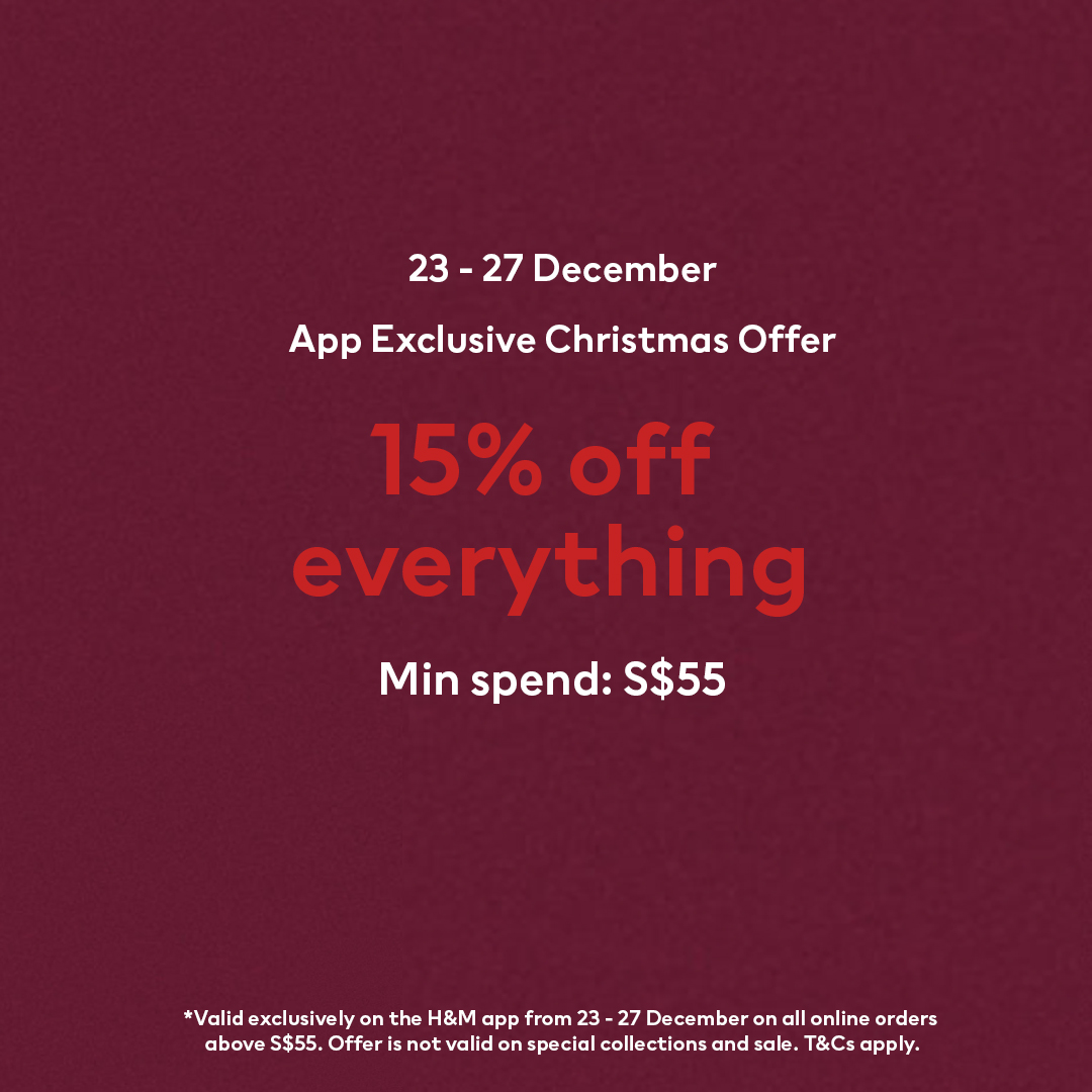 h&m 15 off app