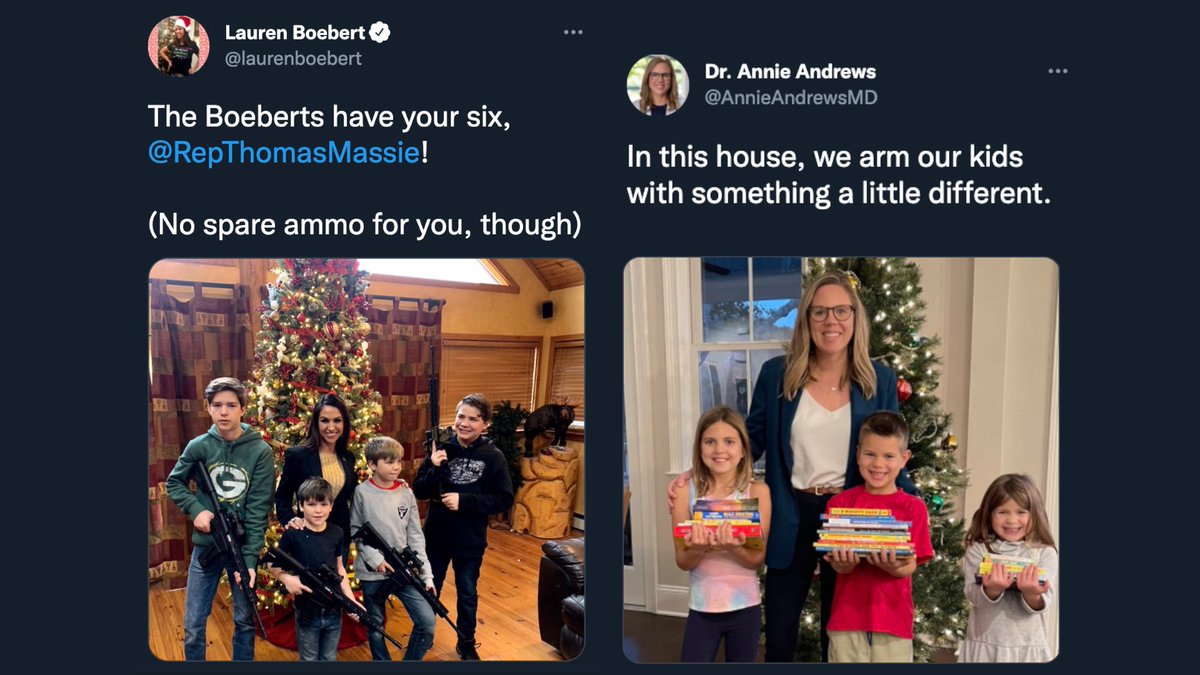 FuckUrGunsNRA's tweet photo. @NRA Only in the gun extremist world of the #FailingNRA would giving a kid fifteen different nerf guns for Christmas be considered a heartwarming story.
Pity you didn't think to include just one book.
#2ACryBabies #GunExtremists #GunMadness https://t.co/txydD5ZTKE