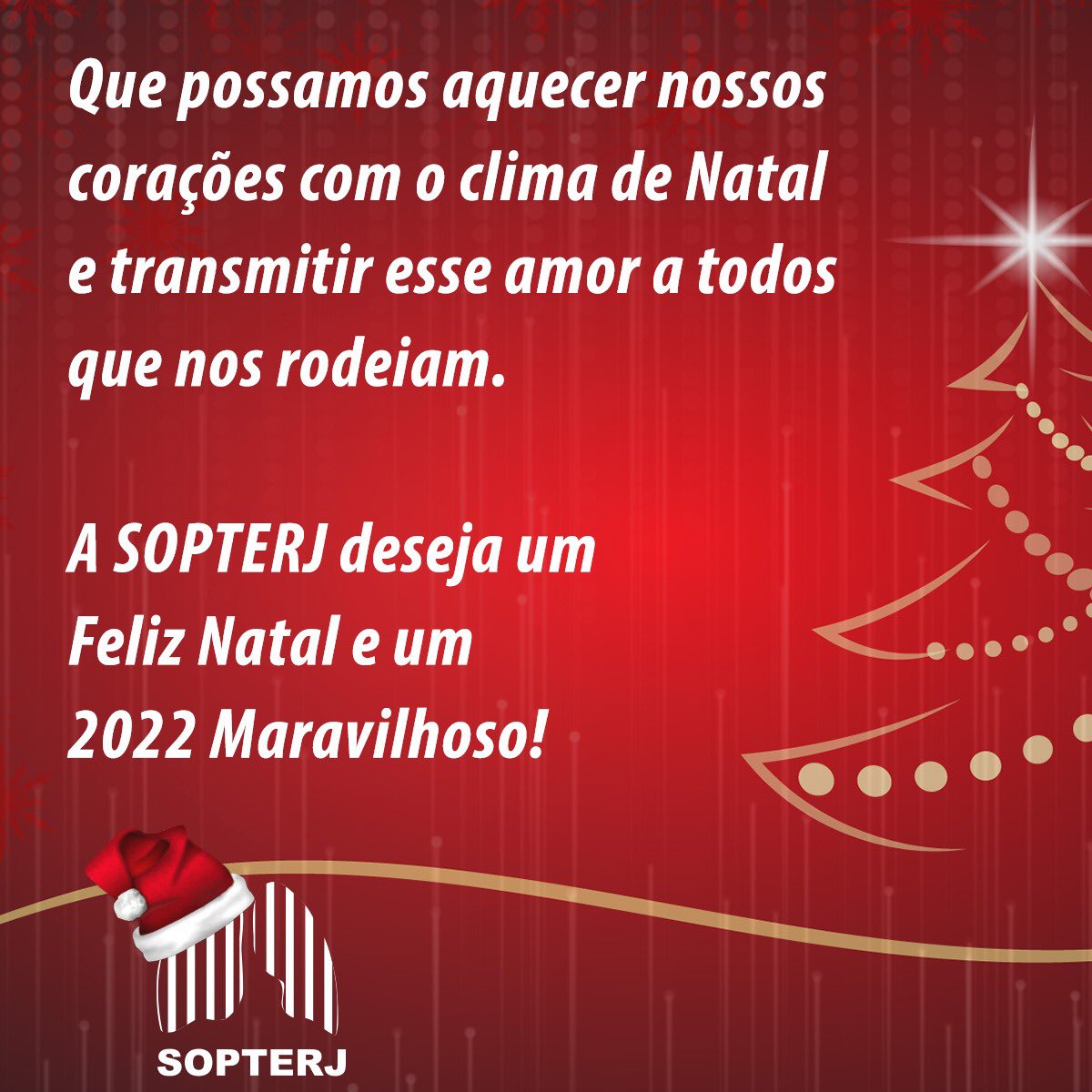 Feliz Natal! E um Ano Novo especial. São os nossos desejos para você! 🪅🎄