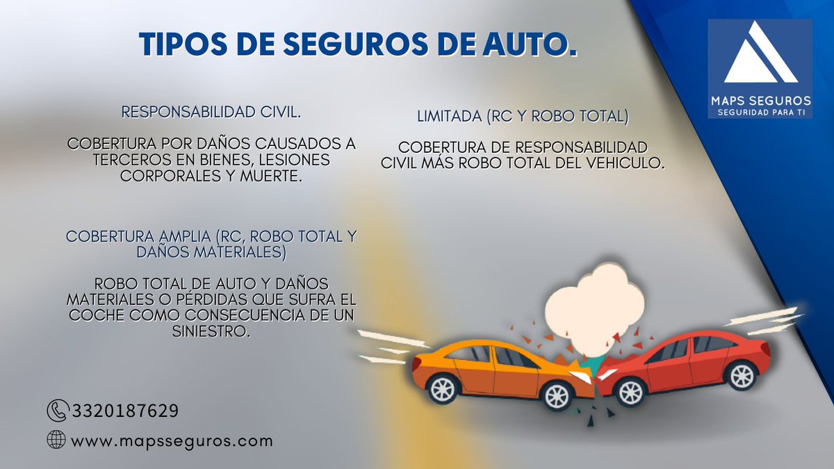 MapsSeguros's tweet photo. Es importante conocer los beneficios que tu seguro te ofrece. Cotiza tu seguro de autos con la más amplia cobertura.

📱Cotiza al 3320187629 y 3320187628
🌐 https://t.co/wppts6b1lx

#seguro #auto #protegete #contrata #mapsseguros #plataformas https://t.co/2gPb4icxkm