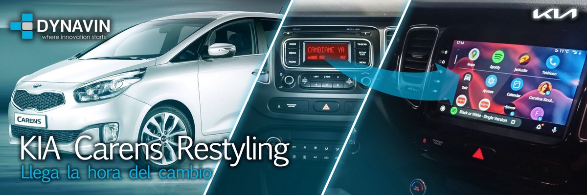 Dynavin España (@dynavinespana) on Twitter photo Ha llegado la hora del cambio, renueva la imagen de tu KIA Carens con las pantallas DYNAVIN.
#carplay #androidauto #applecarplay #apple #caraudio  #audio #bluetooth #dynavin #radio #customkia #tunningkia #kiaCarens #pantallacarens #screenkia #kiarestyling #pantallakia Ha llegado la hora del cambio, renueva la imagen de tu KIA Carens con las pantallas DYNAVIN.
#carplay #androidauto #applecarplay #apple #caraudio  #audio #bluetooth #dynavin #radio #customkia #tunningkia #kiaCarens #pantallacarens #screenkia #kiarestyling #pantallakia