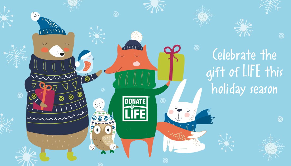Whether you're preparing for #Christmas or #Kwanzaa, we're wishing you and your loved ones a wonderful holiday season. Let's celebrate the #GiftOfLife!