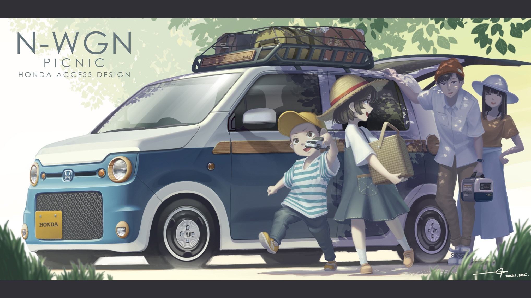 Honda 本田技研工業 株 1 14 金 16 日 幕張メッセで開催 東京オートサロン22に出展 新型step Wgnがベースのカスタムモデル N Style の第一弾モデル N Box Custom Style Black 開発中のvezel E Hev Modulo Xやcivic Type Rの実車を初公開