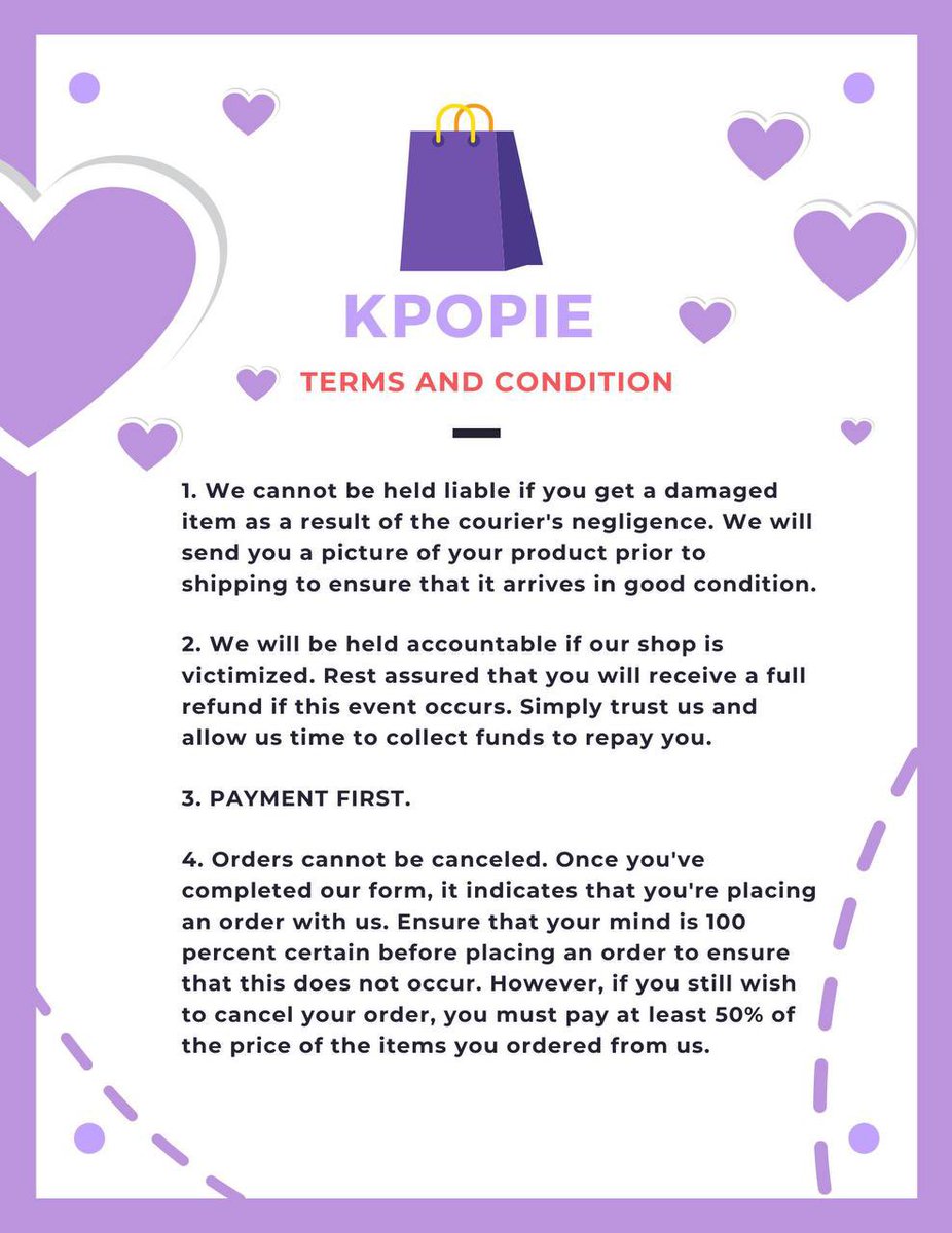 KpopieService's tweet photo. Terms and Conditions 
-please read carefully. https://t.co/gjnJ6gop06