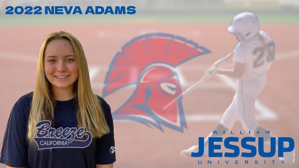 California Breeze - Lopez 2022 (@breezelopez2022) on Twitter photo We are so happy to announce the commitment of our <a href="/NevaAdams2022/">Neva Adams</a> to <a href="/Jessup_SFT/">Jessup Softball</a>! We are so proud of her and know she’s going to do great things! Congrats Neva!! You deserve it!! We are so happy to announce the commitment of our <a href="/NevaAdams2022/">Neva Adams</a> to <a href="/Jessup_SFT/">Jessup Softball</a>! We are so proud of her and know she’s going to do great things! Congrats Neva!! You deserve it!!