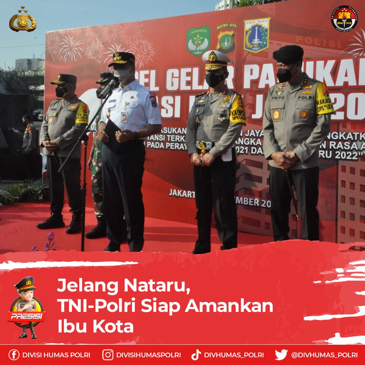 WinaraPutri7's tweet photo. Selalu semangat para TNI dan Polri, dimanapun tugasnya selalu taat prokes #NataruPatuhiProkes
Taat Hindari Kerumunan https://t.co/Bw8px3jg2r