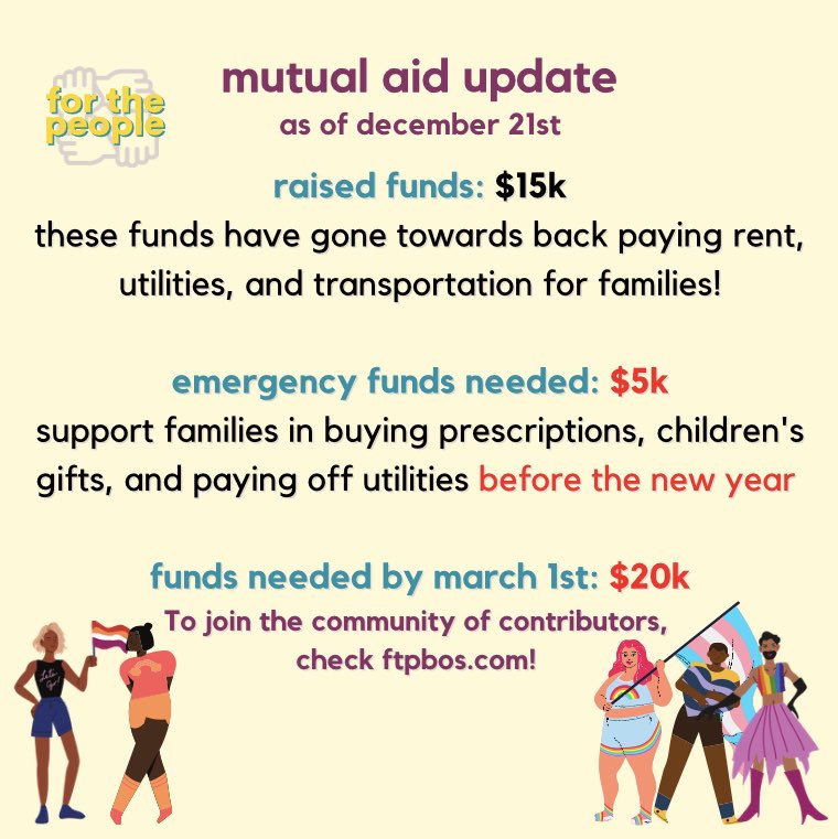 FTPboston's tweet photo. join our contributor's list today! it’s one way to redistribute wealth in Boston and the Greater Boston Area. every person in Boston has an opportunity to be real community members with each other and support/seek support from one another. #bostonmutualaid #mutualaid https://t.co/MHOfBajAf5