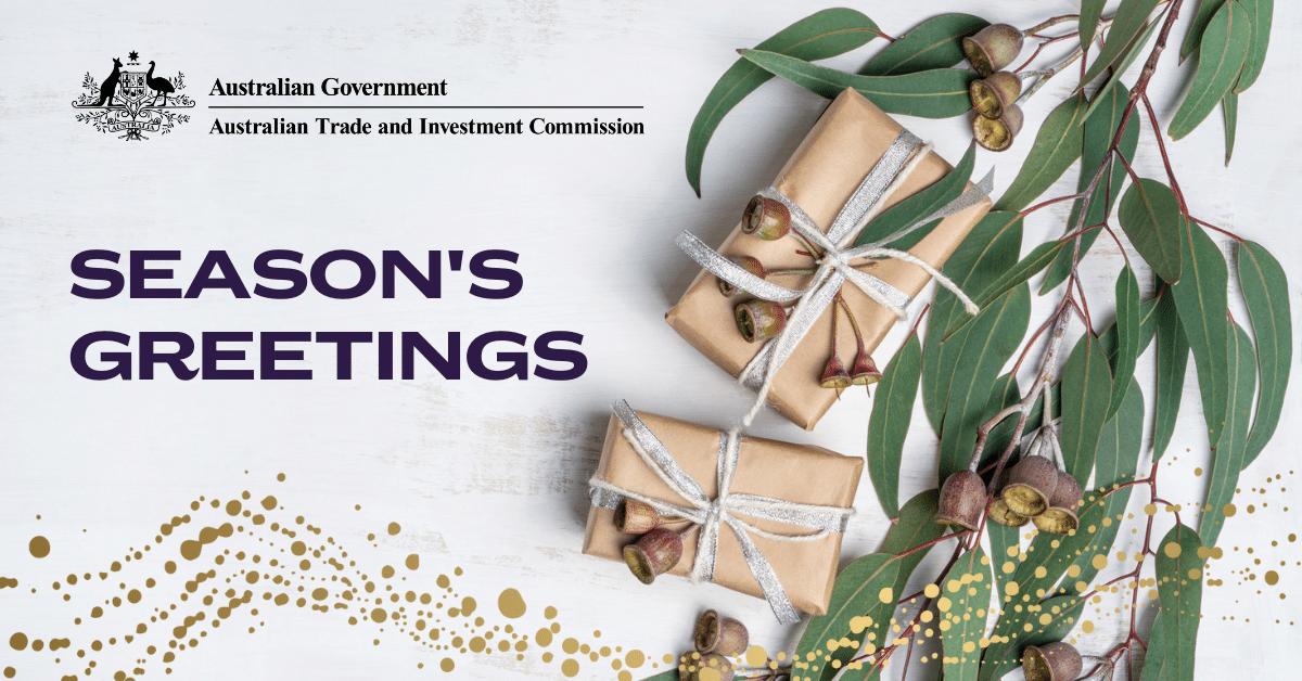 From the entire team at Austrade Indonesia, we wish you a joyful holiday season. Thank you for your partnership and collaboration during a challenging 2021.  We look forward to working with you in 2022.