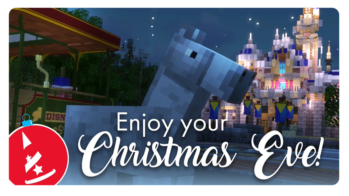 ‘Twas the night before Christmas, when all through the land
not a creature was stirring, except for Mickey Mouse?

Tomorrow's the big day! For the meantime, hop on the MCAmusement servers and experience some holiday magic today! ❤️💚