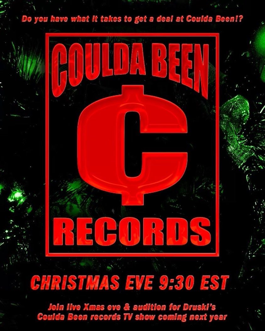druski's tweet photo. OH SHIT ! TOMORROW Coulda Been Records !!! TELL EVERYONE ! https://t.co/73o6Re1m0Q