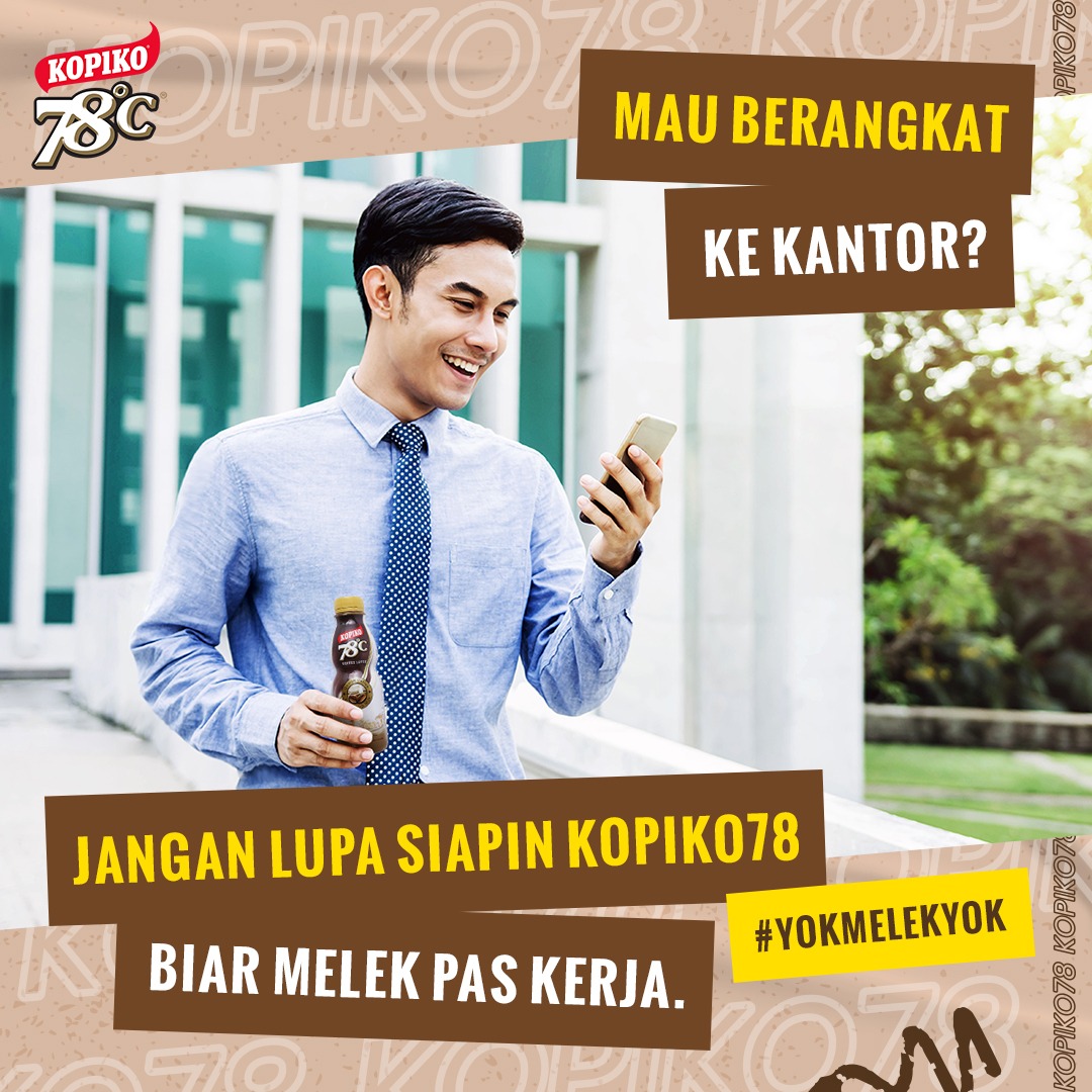 Pagi-pagi kurang tidur. Butuh semangat buat kerja biar ga ngantuk? 

Minum nih Kopiko78 biar melek terus seharian! Yok Melek Yok!
-

#Kopiko78
#YokMelekYok
#KopiDinginNikmatBikinMelek