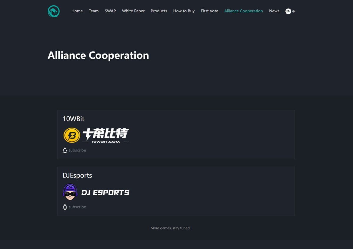 Dragontokenup's tweet photo. 💪The official website has been upgraded again, and the alliance cooperation interface and the game official website mailbox subscription function have been added

👉Click to view: https://t.co/5bzVQ0axYb https://t.co/jb3Qi0WnTm