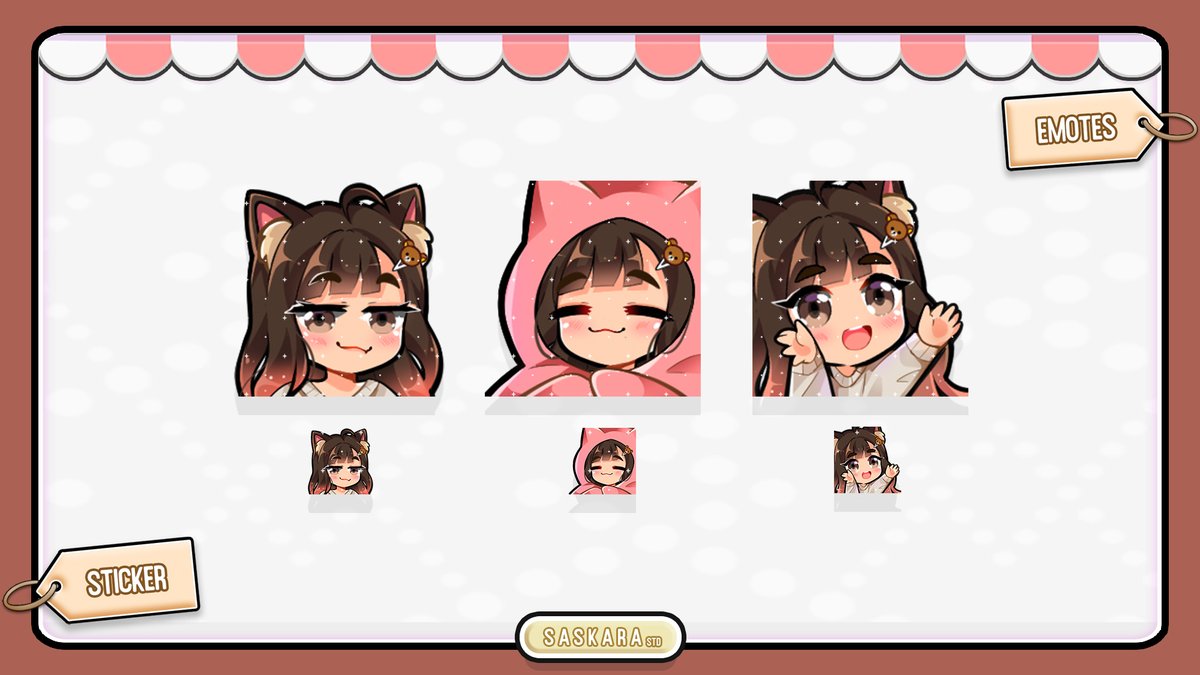 some emote done~ ✨✨ #twitchemotes