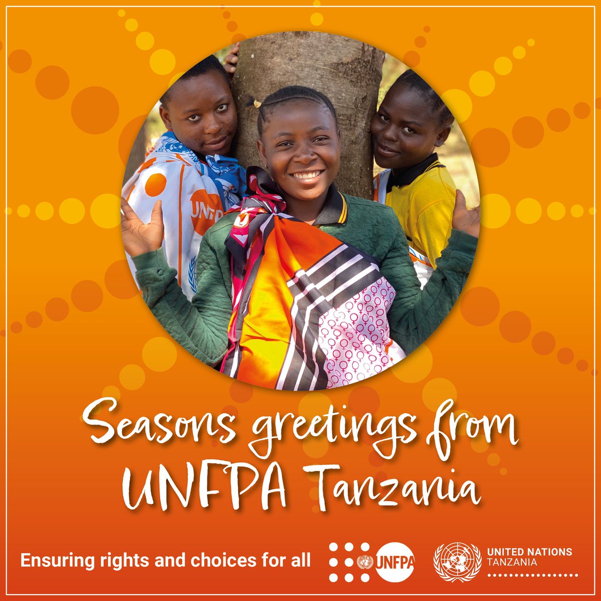 Deep appreciation and heartfelt gratitude for the strong #partnership in advancing #RightAndChoices in 2021.

#SeasonsGreetings from @UNFPATanzania for a wonderful holiday season 🎉 and a happy and healthy 2022.

Stay safe and well.

#SDGs #NoExceptionsNoExclusions