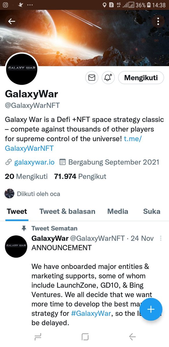 Netizima1's tweet photo. @CompBrosCrypto @GalaxyWarNFT Done https://t.co/IpJXc3ws11