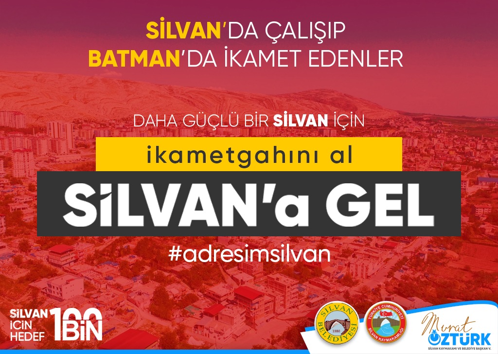 SilvanKaymakam's tweet photo. "DAHA GÜÇLÜ BİR SİLVAN İÇİN"
ikametgahını al Silvan'a gel
#adresimsilvan
#Silvan için #Hedef100Bin https://t.co/uGVaRf9uQz