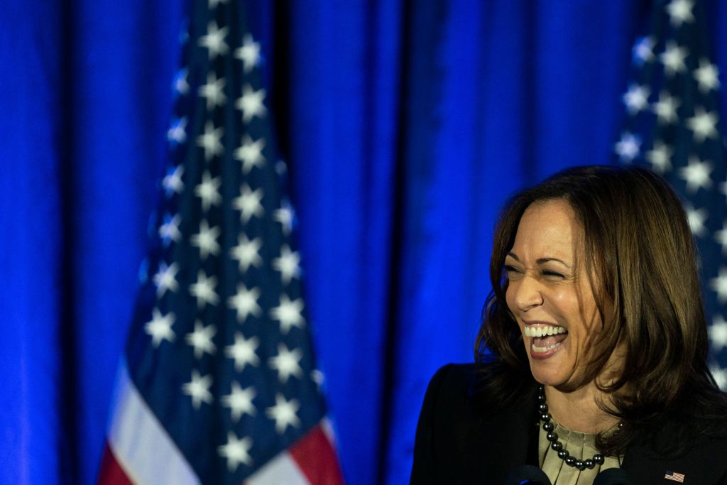 NEWSMAX's tweet photo. Report: VP Harris says press coverage is so negative because she's not a white male. https://t.co/HVlzWzBJaY https://t.co/QTQKz8TTRD