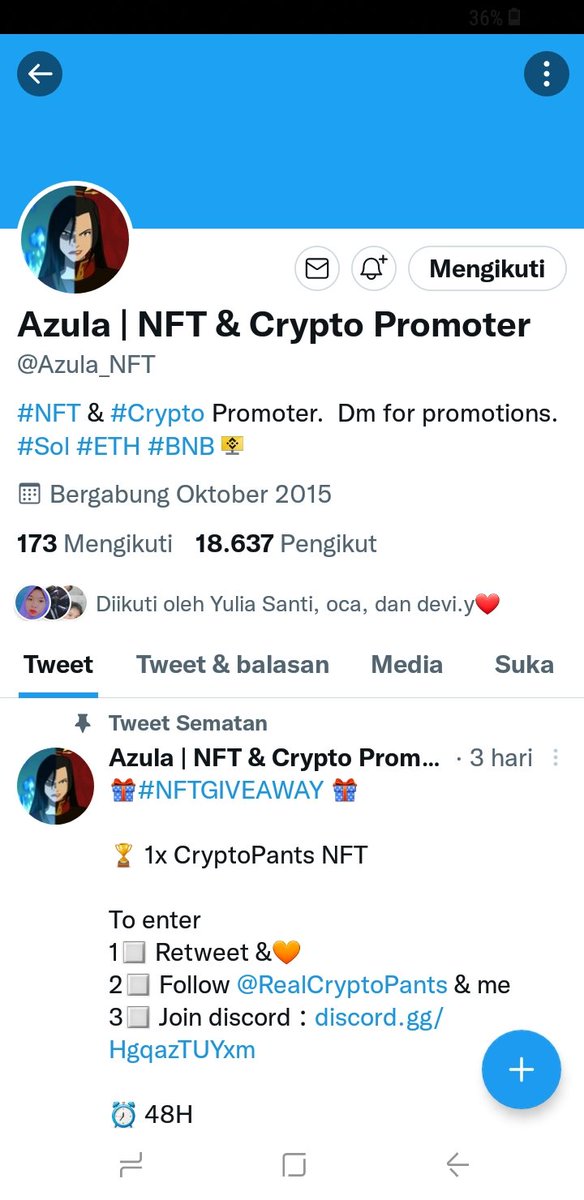 Netizima1's tweet photo. @missufe @CompBrosCrypto @Azula_NFT @Wizardara @Purcsy Done https://t.co/fTlrMWJBq8