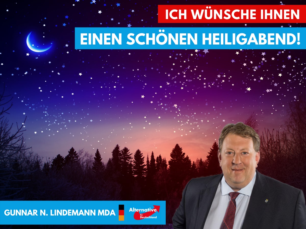AfDLindemann's tweet photo. Euch allen einen schönen #Heiligabend https://t.co/M6Hbtp94Gb