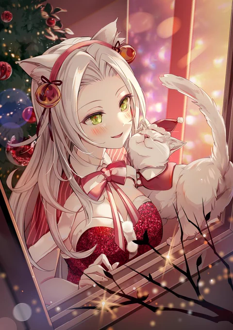 ❄🎄メリクリ🎁❄
#オリジナル #猫 