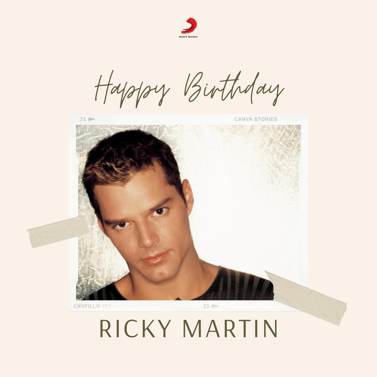 Happy birthday to the King of Latin Pop, Ricky Martin! 