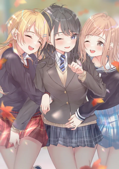 「も～…くっつきすぎ!」 