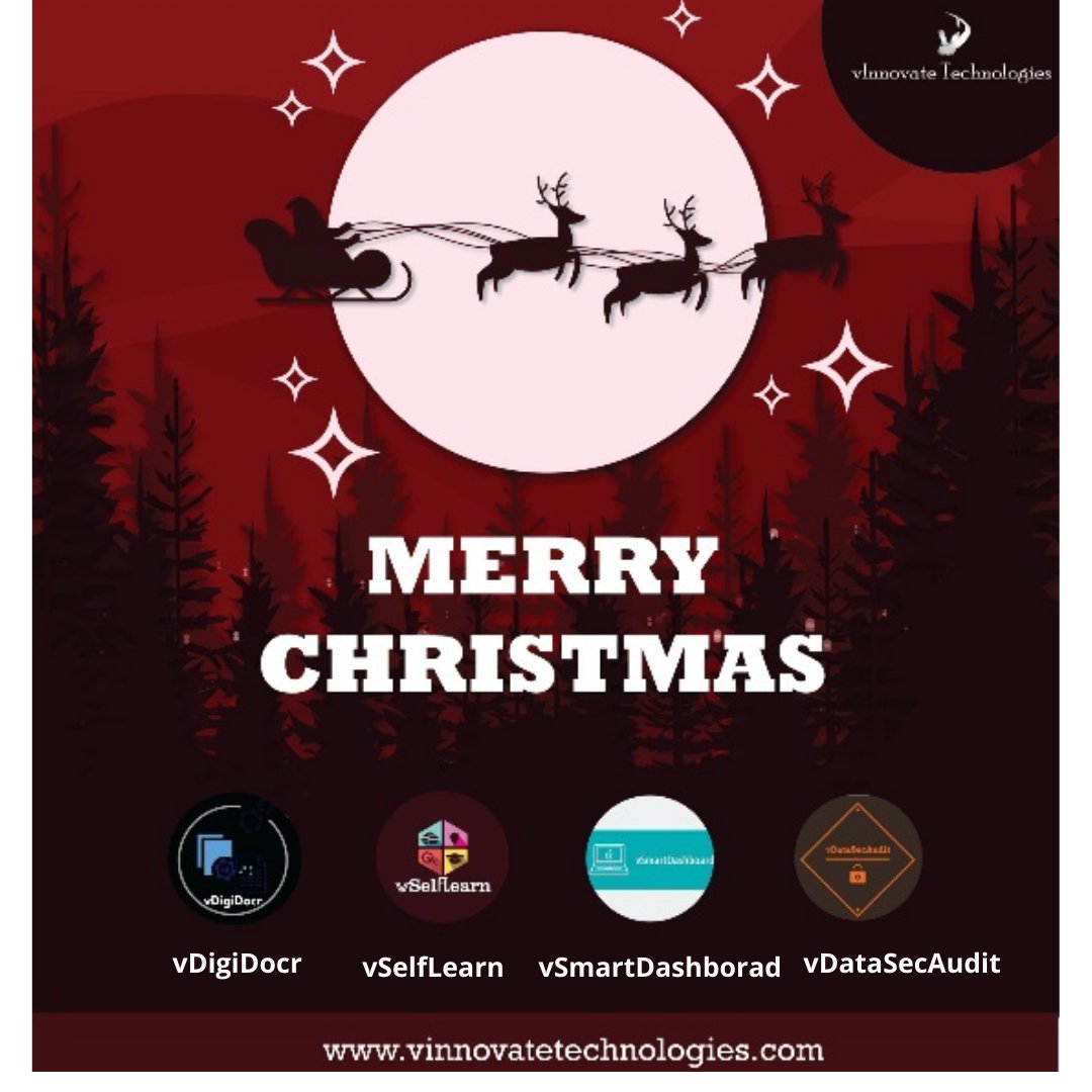 vInnovateTechn2's tweet photo. vInnovate Technologies wishes you all a Merry Christmas. May your days be cheerful and bright. And may this festival give your heart new hope, confidence, courage and prepare for a successful journey.
Website - https://t.co/3IxZFsM1wp
#vinnovate #productandservices #Christmas https://t.co/rLqwmWyfAC