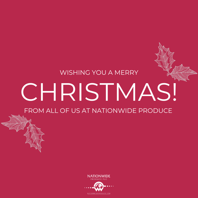 NationwidePlc's tweet photo. Merry Christmas from all of us here at Nationwide Produce!

We wish all of our customers, suppliers &amp; team from all around the world a very Merry Christmas &amp; a Happy New Year. Enjoy a well-deserved rest &amp; may 2022 be kinder to all of you.🎄

#MerryChristmas #FoodProduce #2022 https://t.co/T2SkbtRBVU