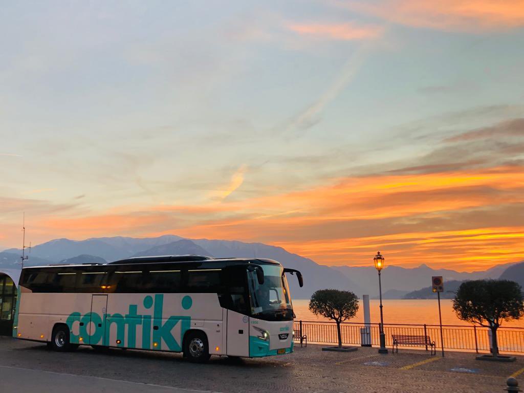 IMeijerman's tweet image. 🤩Goodmorning from #LakeComo #Italy #Contiki #tour #coach #contikiholland @vdlbuscoach @contiki