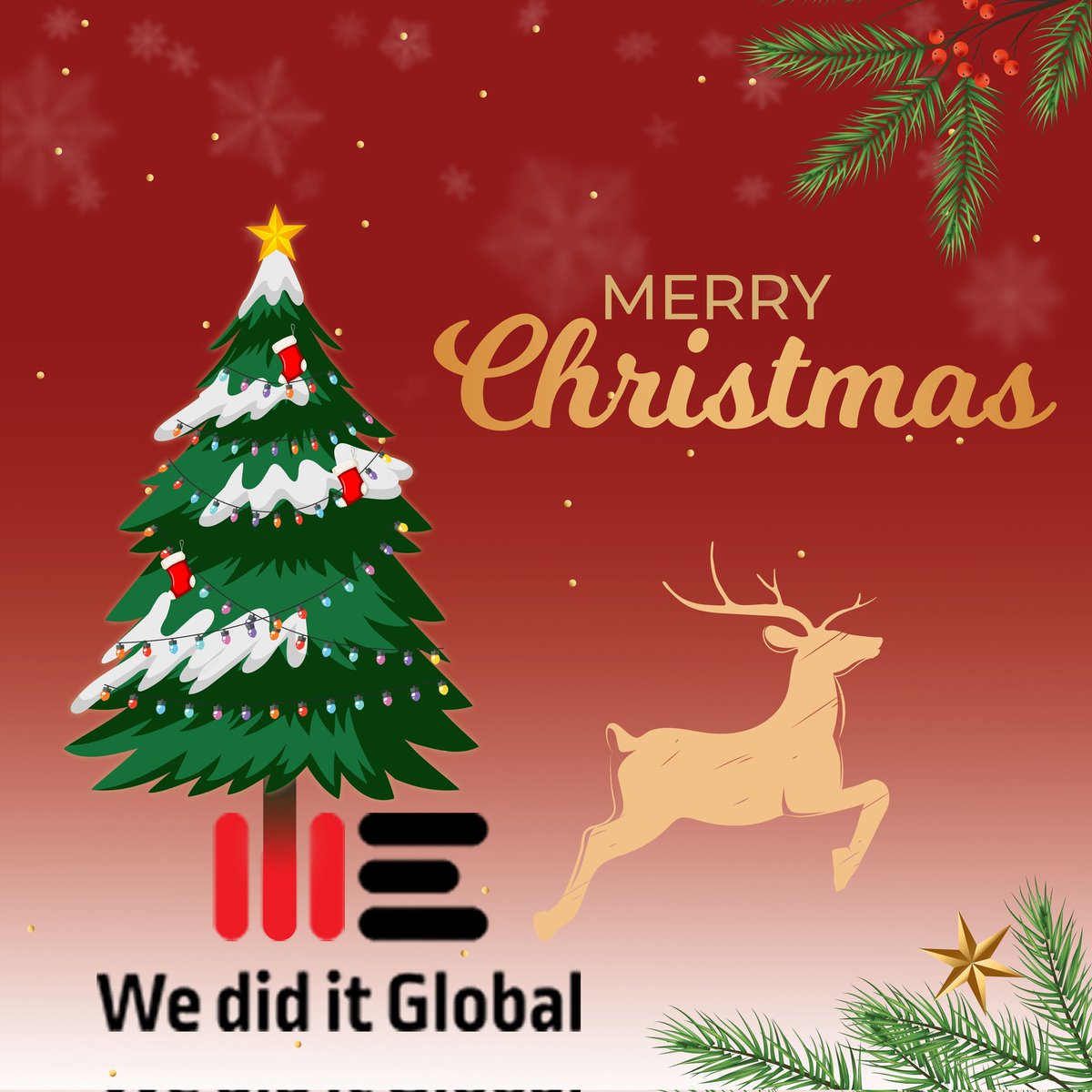 WeDidItGlobal's tweet photo. May all that is beautiful, meaningful and brings you joy be yours this holiday season and throughout the coming year!

Our Office is closed for the season holidays and we are resume our work from 1st of January 2022. 
Until then, stay safe with joy. https://t.co/oSScKW9VG7