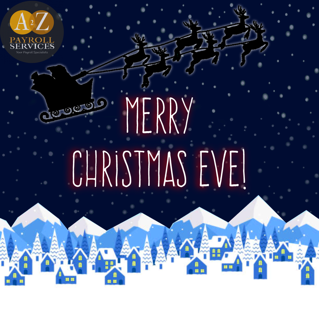 a2zpayroll's tweet photo. Merry Christmas Eve! One last day before the big day! Whatever your plans we hope you enjoy the day! 

#letsbemerry #christmaseve #1moreday #christmaspresents #merryandbright #christmascarols https://t.co/HLuu1NEmbX