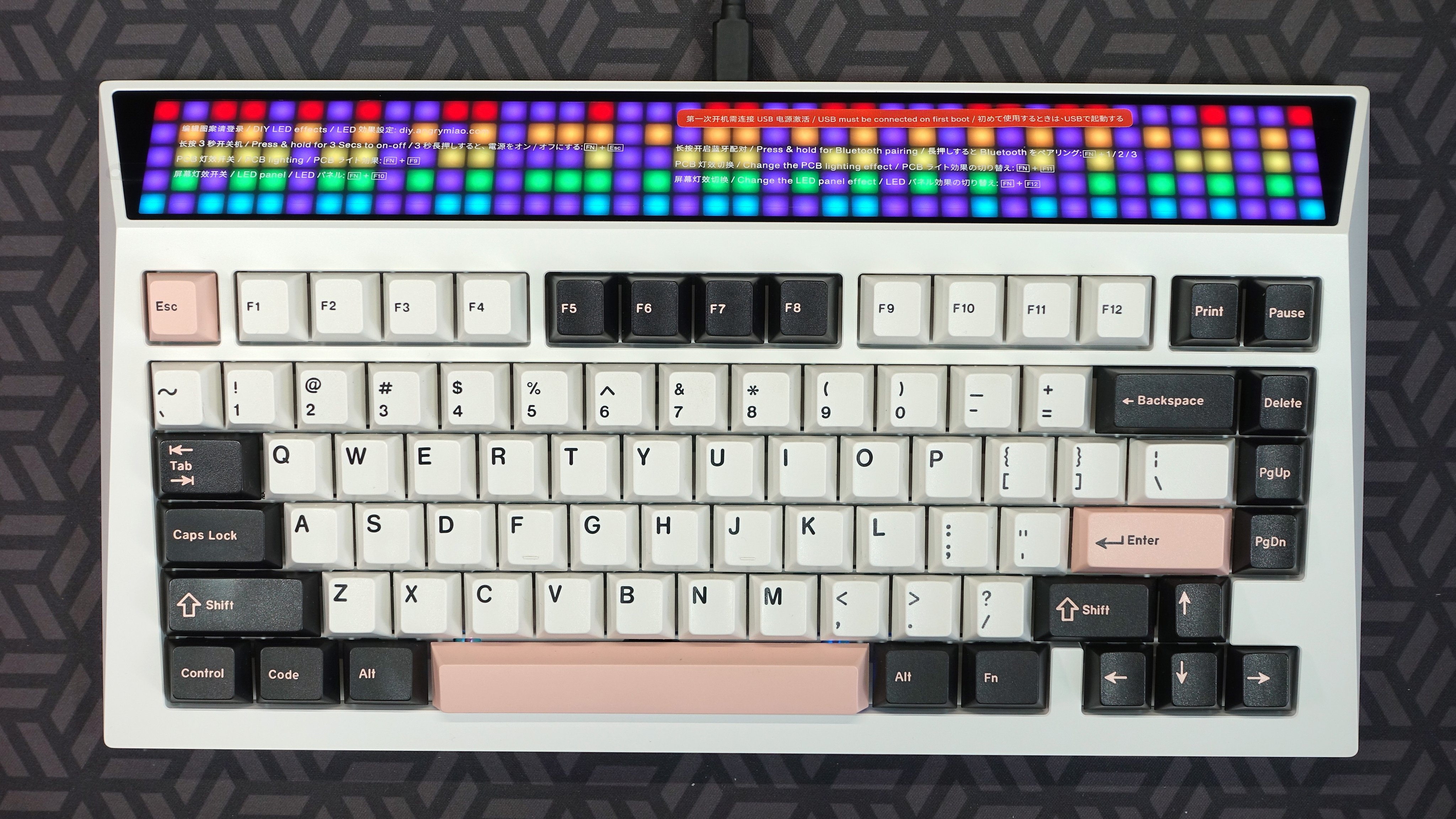 CYBER BOARD R3 Cloud White Keyboard My Cyberboard R3 Build : r