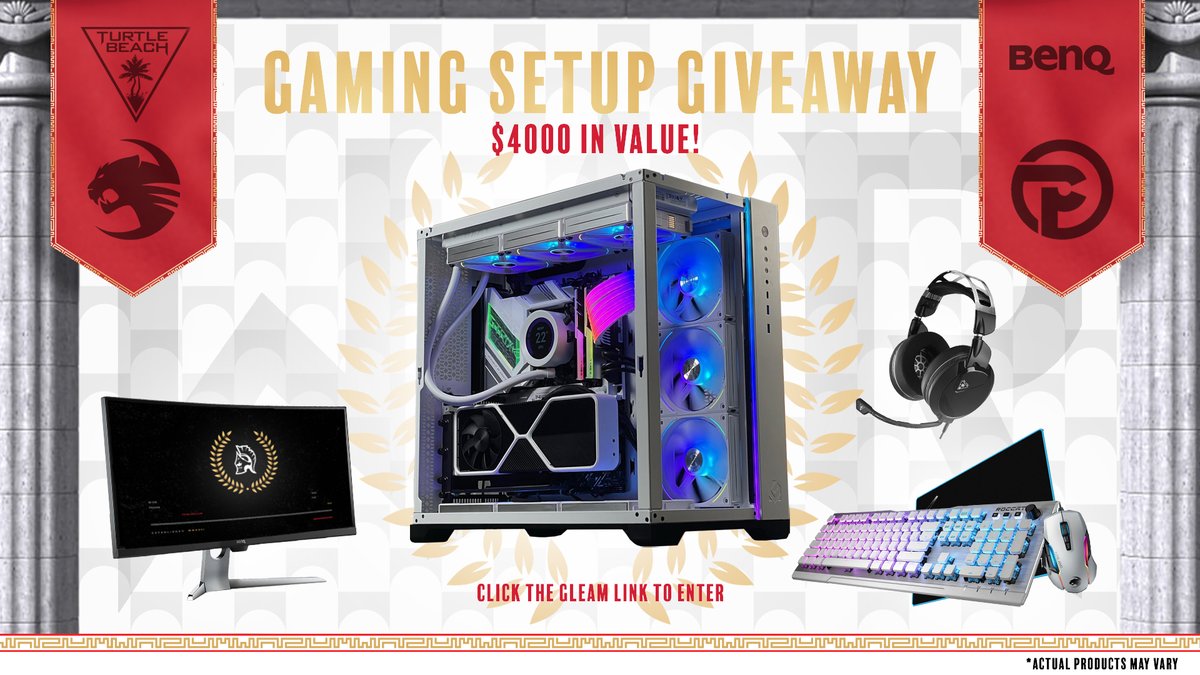 OfficialTeamWaR's tweet photo. 🎁 FULL GAMING SETUP GIVEAWAY 🎁

🚨 @Brparadox custom gaming PC
🖥️ @MobiuzGaming @BenQAmerica Monitor
🎧 @TurtleBeach Elite Pro 2 w/ Mixamp
🖱️ @ROCCAT keyboard, mouse, mousepad

Click here to enter: https://t.co/E4UnXwj1p5

1 winner picked 1/1/2022, Happy Holidays!🎄 #WaRGiveway https://t.co/rGfGQ4P0Cy