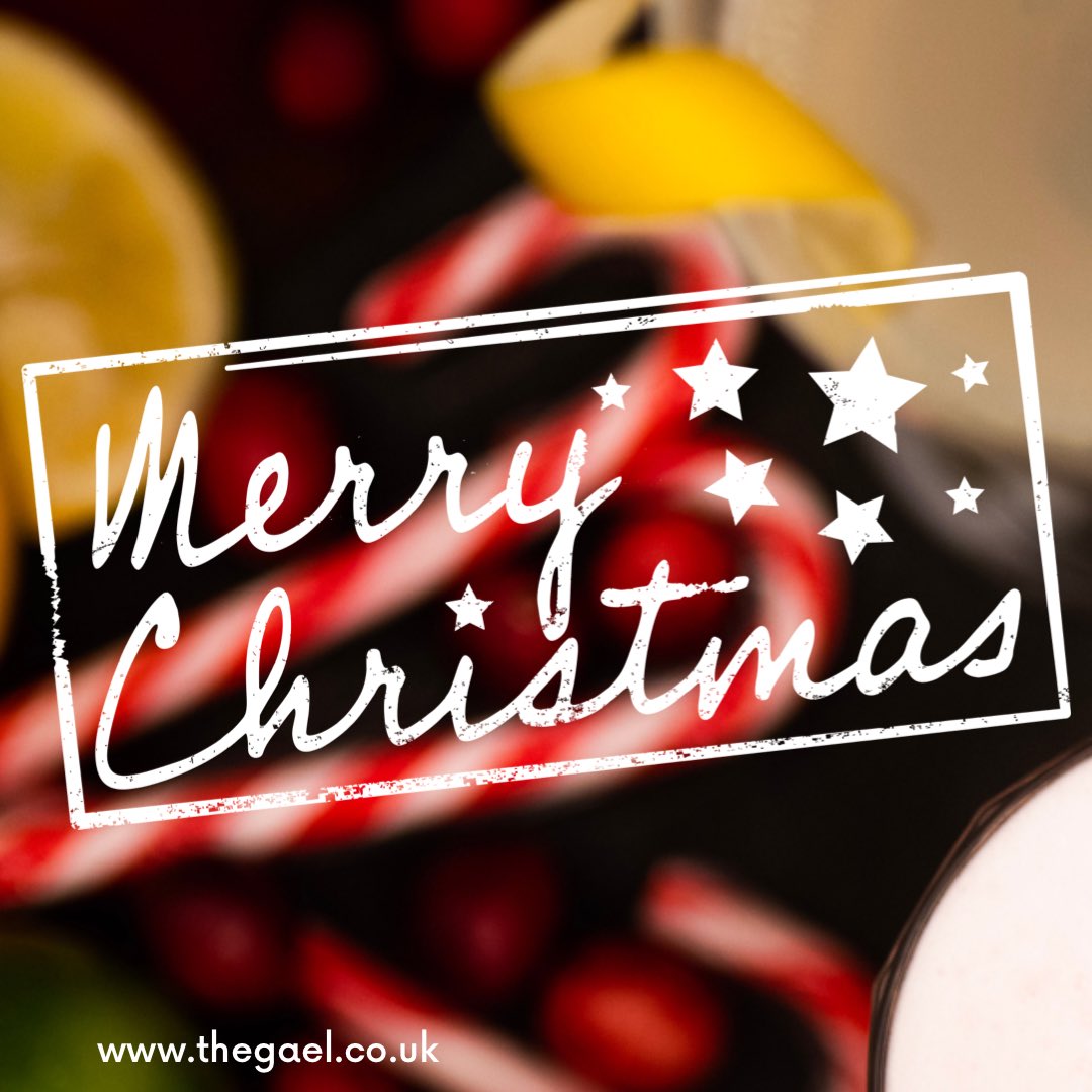 Wishing you a Merry Christmas from us all at The Gael Spirits Company ♥️ 🎄 🥂 

#merrychristmas #thegael #thegaelspiritscompany