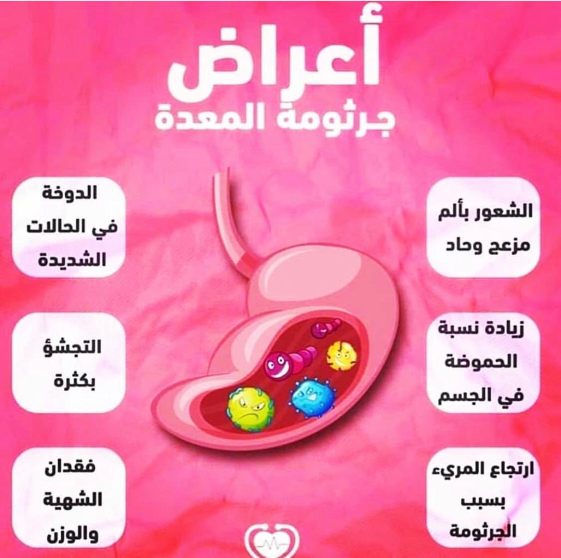 اعراض الجرثومه