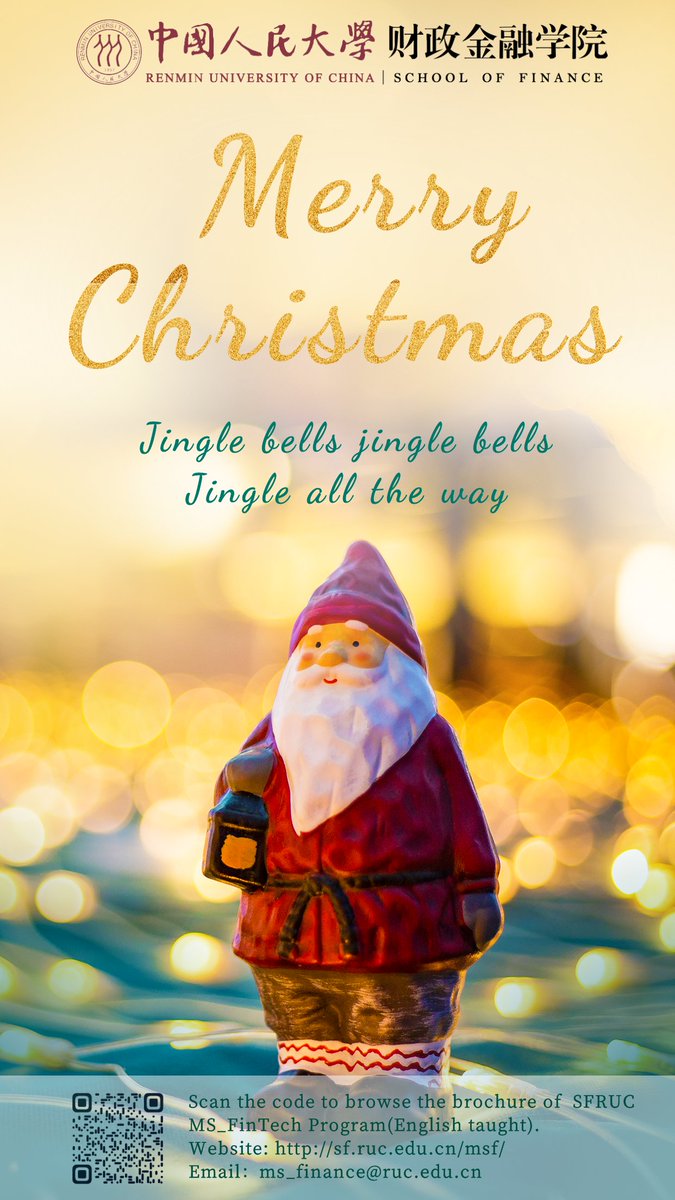 Merry Christmas! The application for 2022 MSFT Program has started. Scan the QR code in the poster to learn more!
#Christmas #RUC #SFRUC #MSFT #fintech #blockchain