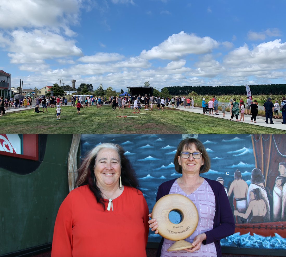 ManawatuRiver's tweet photo. Meri kirihimete to our Manawatū River communities - this year has been a big one for the awa from the river festival in Foxton to winning the Cawthron River Award for most improved catchment. May you all have a happy and safe festive season with your whānau #manawaturiver https://t.co/vFO44lChFB