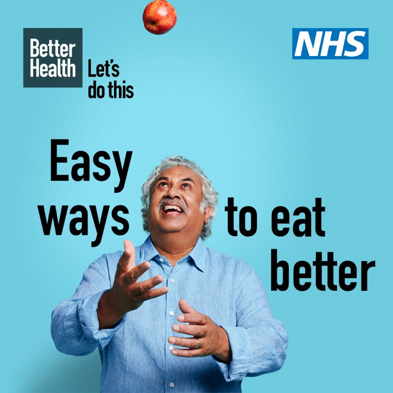 BetterHealthNHS's tweet photo. Whether it's new moves, new foods or new habits, there are lots of simple ways to kickstart your health in 2022. We have free tips, tools and support to get you started 👇