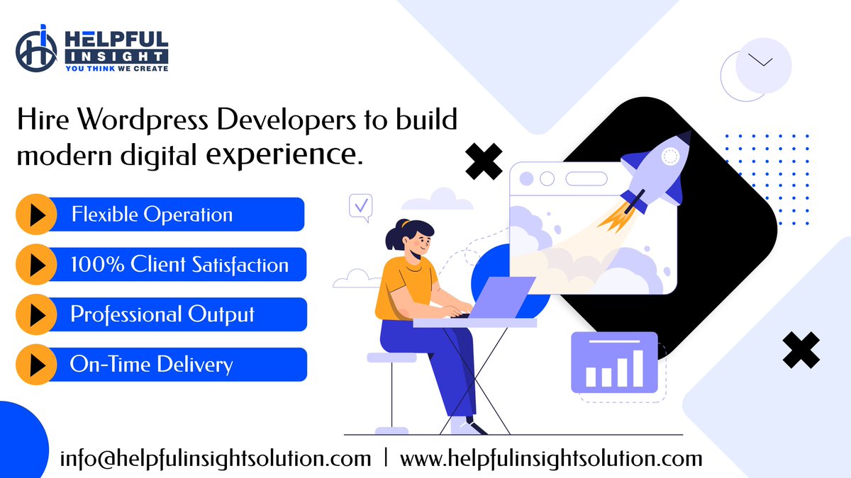 insight_helpful's tweet image. WordPress holds a significant value. Suppose you want to hire someone for WordPress development. Helpful Insight Pvt. Ltd. has teams of professionals, will help you get the best services for WordPress development in India or USA.
#helpful_insight_pvt_ltd
#Wordpress_Development
