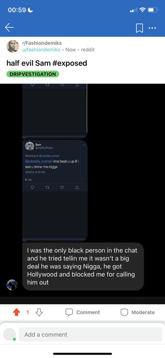 fashiondemiks's tweet photo. Half Evil Owner Sam Exposed For Using The N-Word &amp; Kicking Black Ppl Out Half Evil Groupchat When Called Out https://t.co/AWS4sOvFqZ
