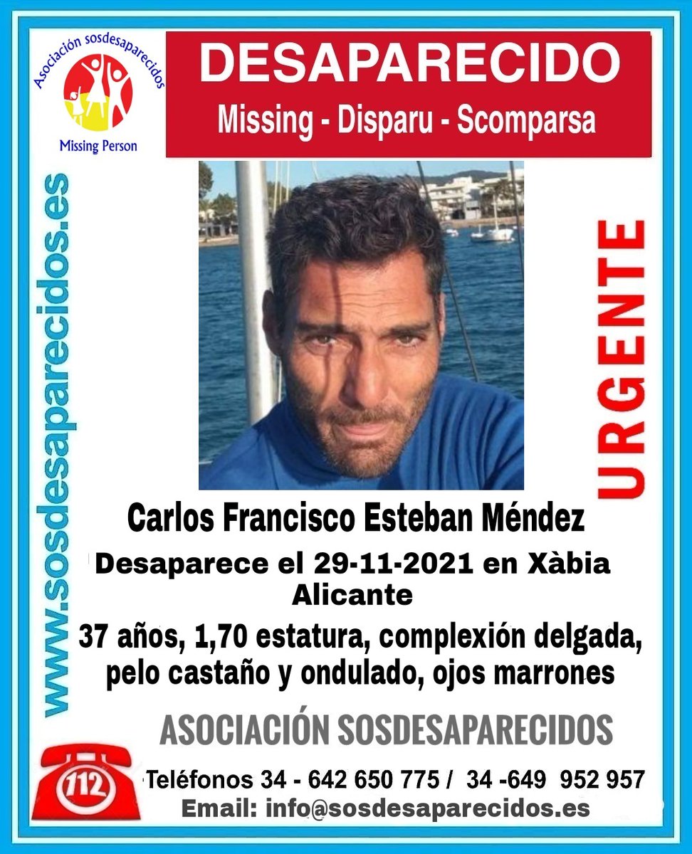 sosdesaparecido's tweet photo. 🆘 DESAPARECIDO
#desaparecido #sosdesaparecidos #Missing #España #Xábia #Alicante https://t.co/6camFMhCWW