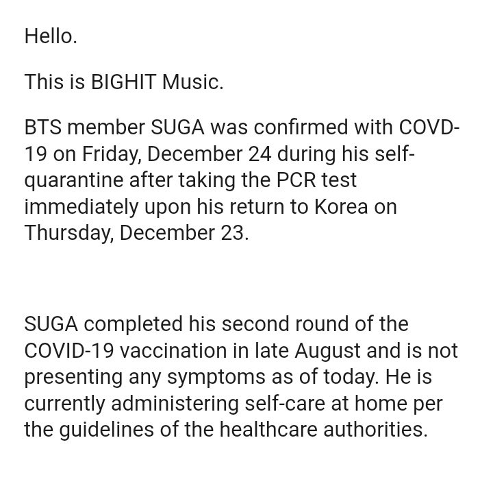 sceneryksj's tweet photo. yoon aku kaget.. no word yoon, cuma bisa doa kesembuhan kamu. tell us that u'll be okay, yoon. get well soon yoongi! https://t.co/ieeFv9K7zk