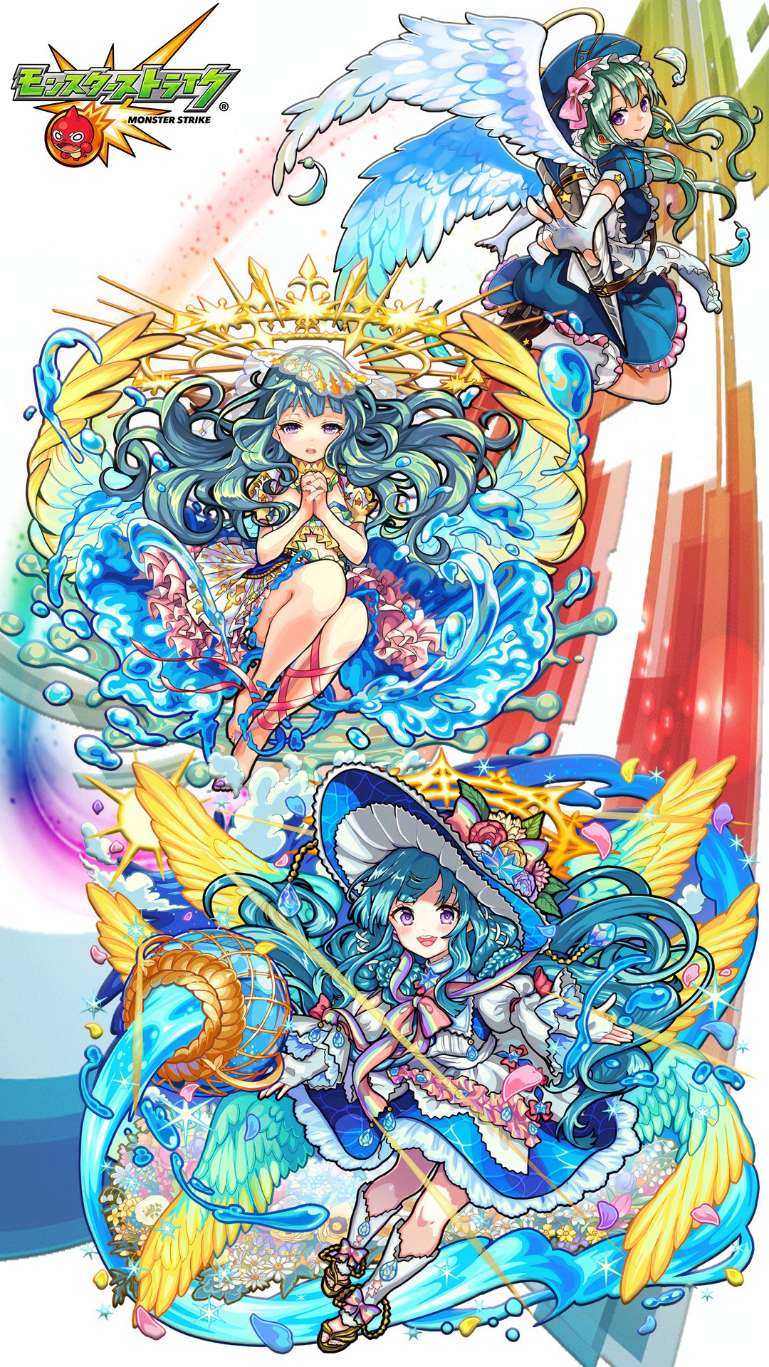 桜日和 ラファエル獣神化改記念 スマホの壁紙を作ってみた 一番好きなキャラ 一番好きなイラスト モンスト ラファエル 獣神化改 T Co Ztb9zluzii Twitter