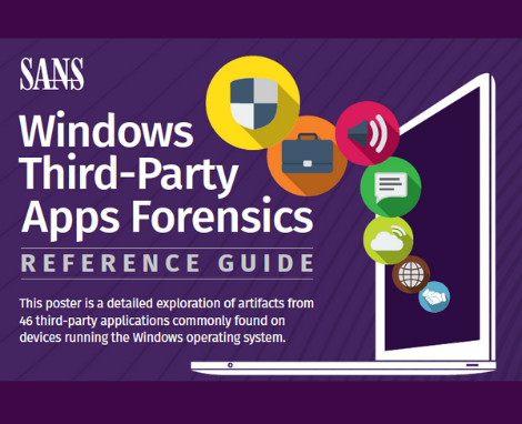 SANSAPAC's tweet photo. New #Windows Third-Party #AppsForensics Reference Guide Poster provides a detailed exploration of artifacts from 46 third-party applications commonly found on devices running the Windows operating system.
Download it now: https://t.co/r3bZpJMHVZ https://t.co/mxVetC3DLr