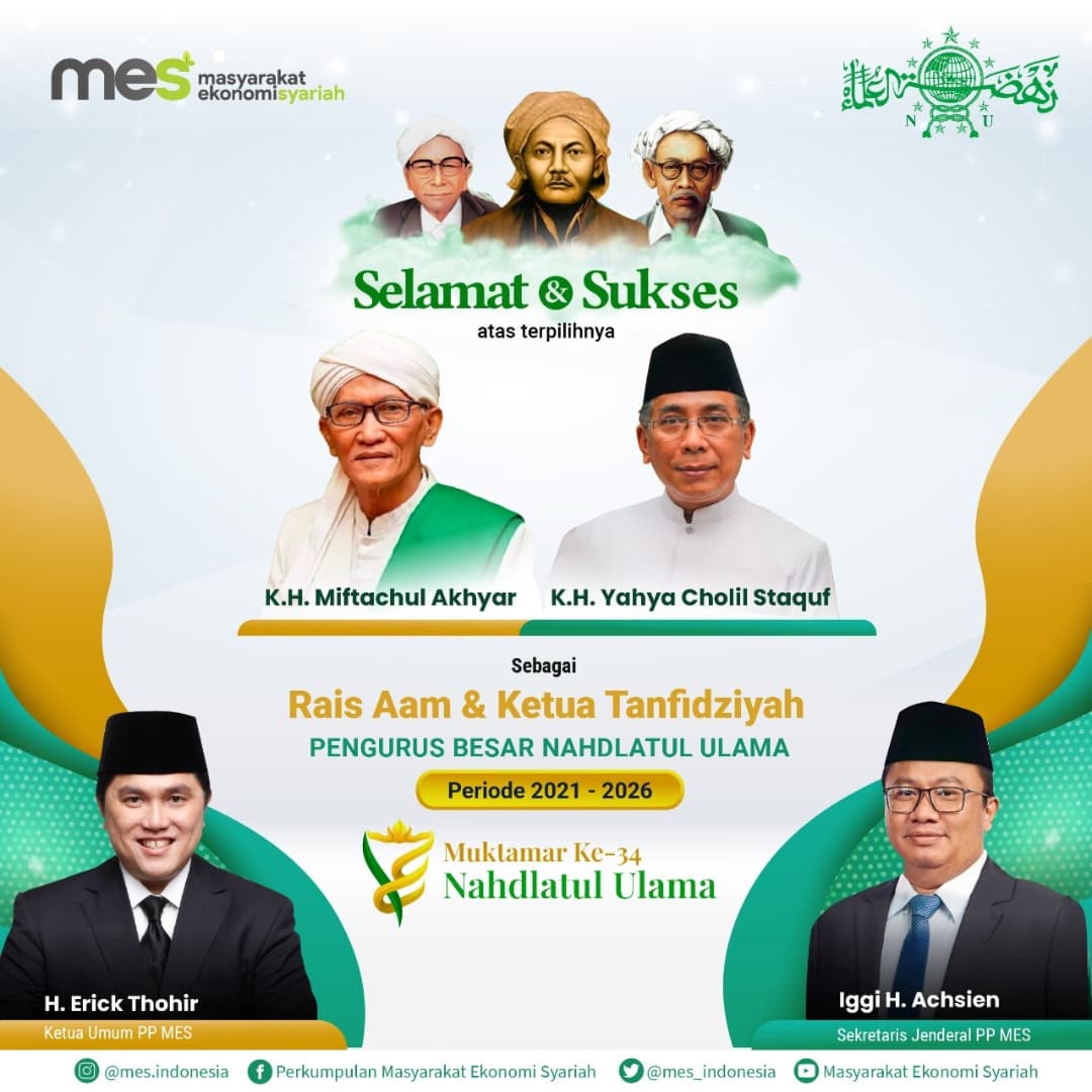 mes_indonesia's tweet photo. Masyarakat Ekonomi Syariah mengucapkan
✨Selamat dan Sukses✨
kepada

Diana Yumanita
(Sekretaris Komite Hubungan dan Kerja sama Internasional PP MES)

Atas penganugerahan sebagai salah satu*Top 300 Most Influential Women in Islamic Business and Finance Womani 2021

#InfoMES https://t.co/CoJG3Fsagb