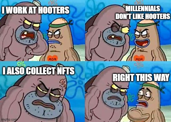 Hold that door open for me, will ya...
<a href="/punkDinosNFT/">Punk Dinos </a>

punkdinos.com

discord.gg/PXgHcazA3j

#NFT #NFTs #NFTGiveaway #NFTcollection #Metaverse #DinoVerse #punkdinos #NFTdrop #NFTCommunity #NFTartists #nftcollector